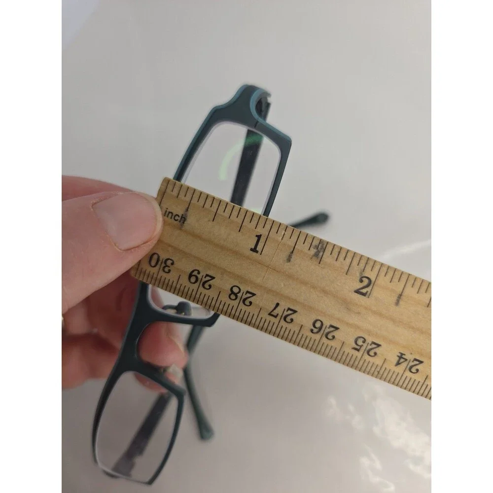 Vintage PRO DESIGN DENMARK 1335 PURE TITANIUM EYEGLASS Frames Only Turquoise